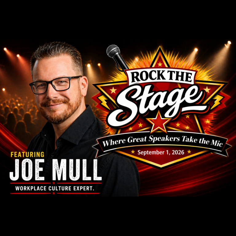 rock the stage square clean black